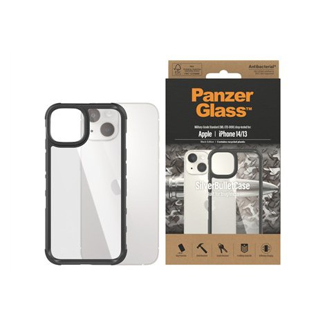 PanzerGlass | Back cover for mobile phone - MagSafe compatibility | Apple iPhone 14 | Black | Transparent - 2